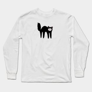 Spooked cat Long Sleeve T-Shirt